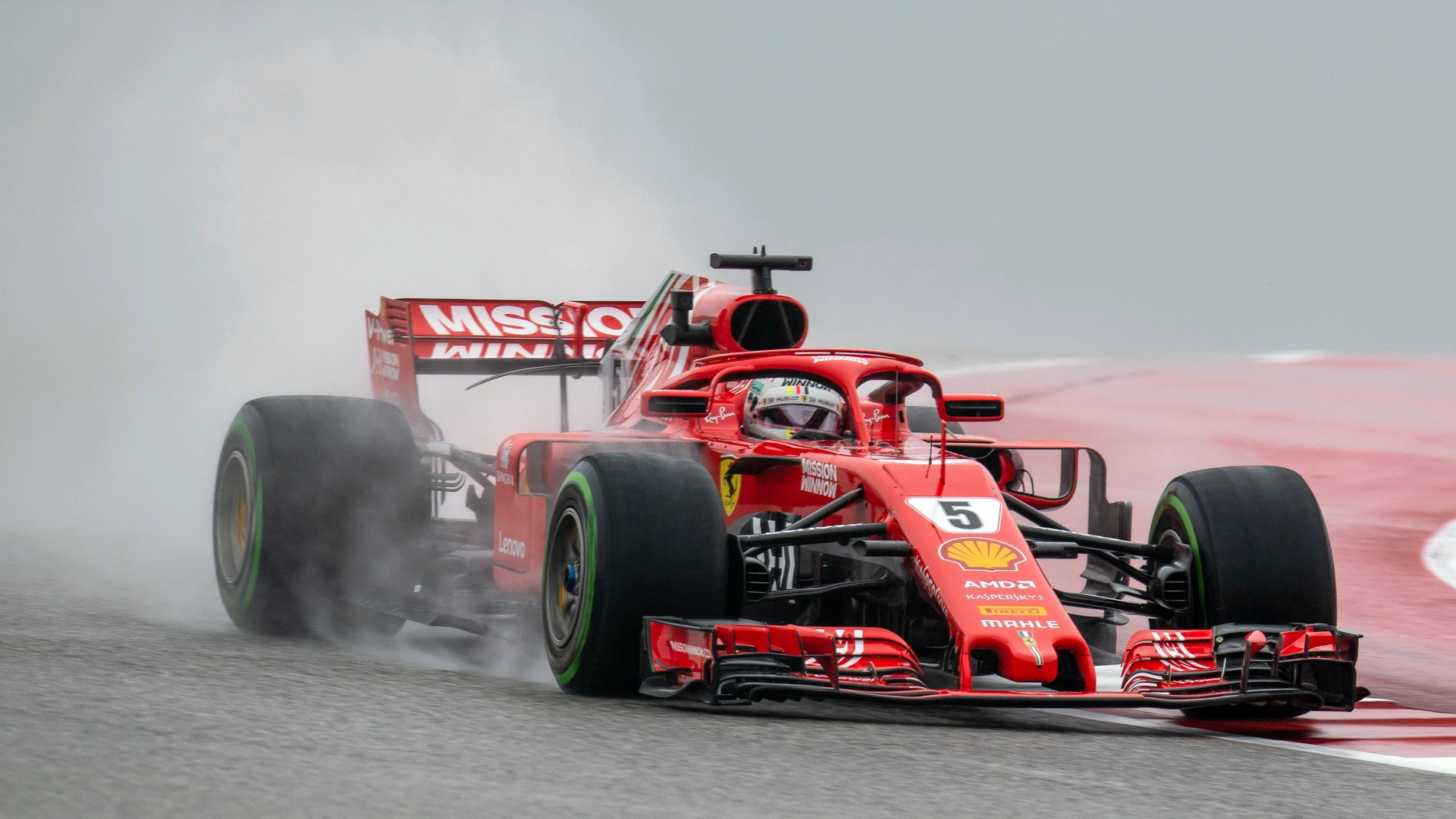 Vettel rueda en los Libres del GP de Estados Unidos