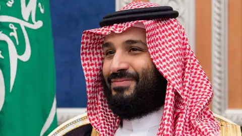 Fotografía cedida por el Palacio Real Saudí que muestra al príncipe heredero saudí, Mohamed bin Salman Fotografía cedida por el Palacio Real Saudí que muestra al príncipe heredero saudí, Mohamed bin Salman