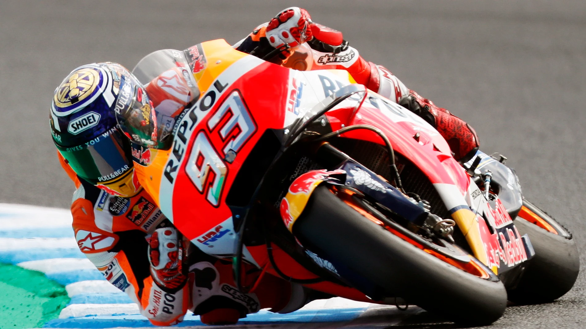 Marc Márquez durante los entrenamientos del GP de Japón Marc Márquez durante los entrenamientos del GP de Japón