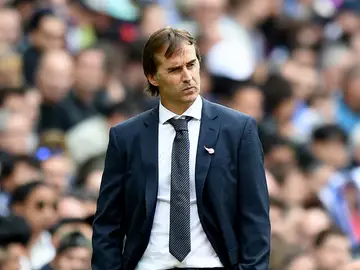 Lopetegui, durante el partido contra el Levante Lopetegui, durante el partido contra el Levante