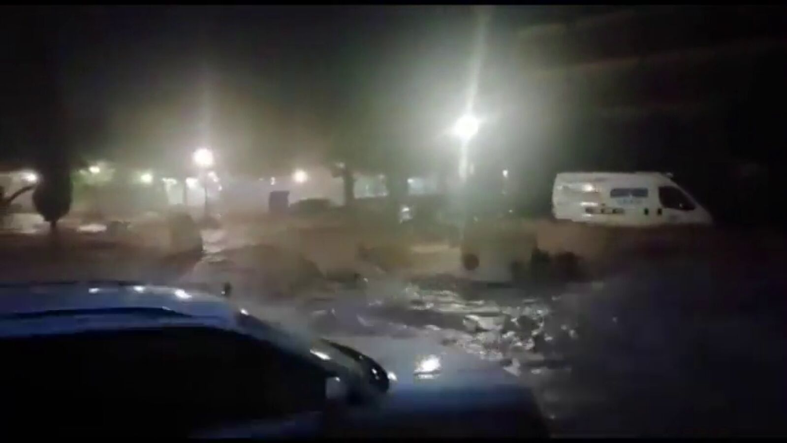 Las fuertes lluvias causan estragos en Campillos, Málaga