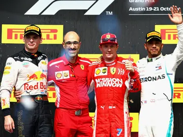 El podio del GP de EEUU El podio del GP de EEUU