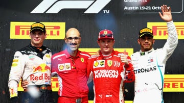 El podio del GP de EEUU El podio del GP de EEUU