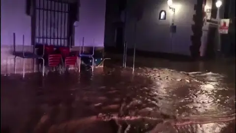 Intensas lluvias en Antequera, Málaga Intensas lluvias en Antequera, Málaga