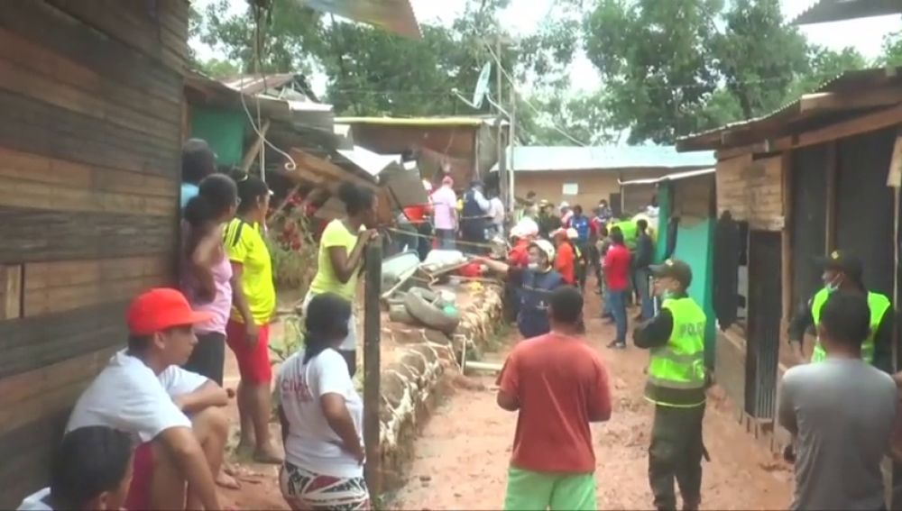 Al menos nueve muertos por un corrimiento de tierra en el norte de Colombia