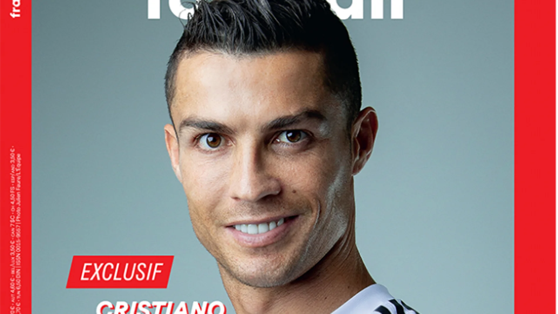Cristiano Ronaldo, portada de 'France Football' Cristiano Ronaldo, portada de 'France Football'