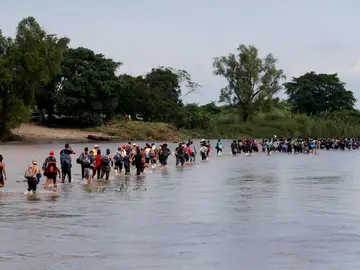 Caravanas de migrantes centroamericanos que cruzan estos días Guatemala y México con destino a Estados Unidos Caravanas de migrantes centroamericanos que cruzan estos días Guatemala y México con destino a Estados Unidos