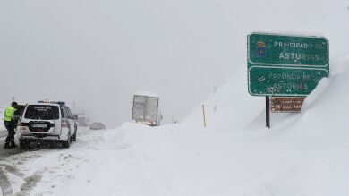 Un nuevo temporal de nieve, lluvia, viento y mar llega a España y se quedará hasta el jueves