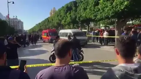 Nueve heridos en un ataque suicida registrado en el centro de Túnez Nueve heridos en un ataque suicida registrado en el centro de Túnez