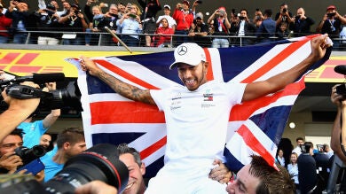 Hamilton, tras ganar su quinto Mundial: 