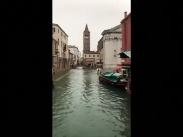 En Venecia la marea sube hasta los 156 centímetros sobre el nivel del mar, el máximo desde 2008 En Venecia la marea sube hasta los 156 centímetros sobre el nivel del mar, el máximo desde 2008