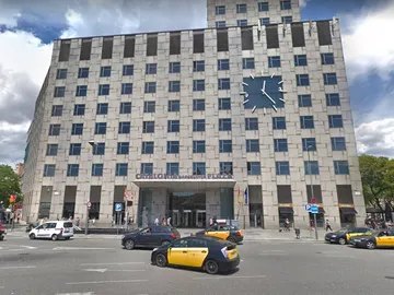 Fachada del Hotel Catalonia de Barcelona Fachada del Hotel Catalonia de Barcelona