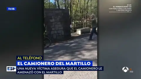 Nueva víctima del camionero que agredió a dos ciclistas con un martillo: "Marchad de aquí que os mato" Nueva víctima del camionero que agredió a dos ciclistas con un martillo: "Marchad de aquí que os mato"