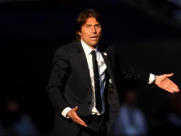 Antonio Conte, durante un partido Antonio Conte, durante un partido