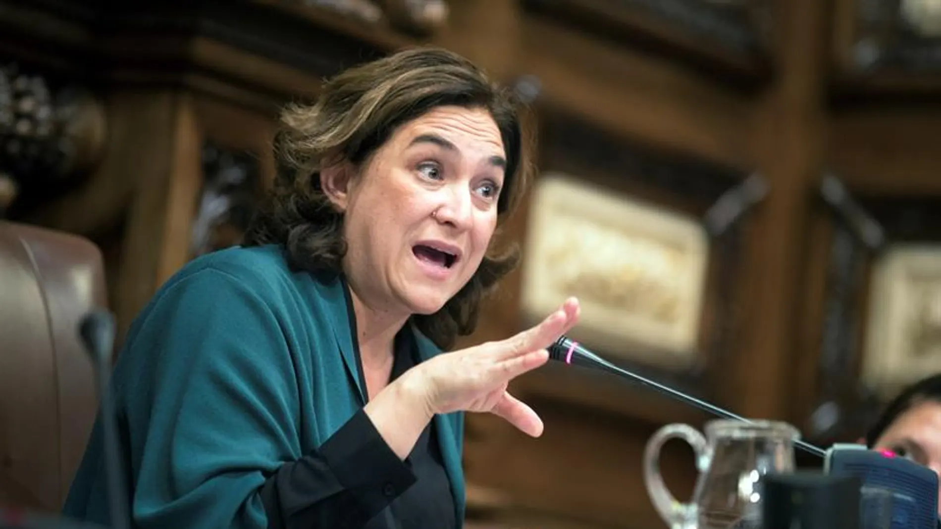 La alcaldesa de Barcelona, Ada Colau La alcaldesa de Barcelona, Ada Colau