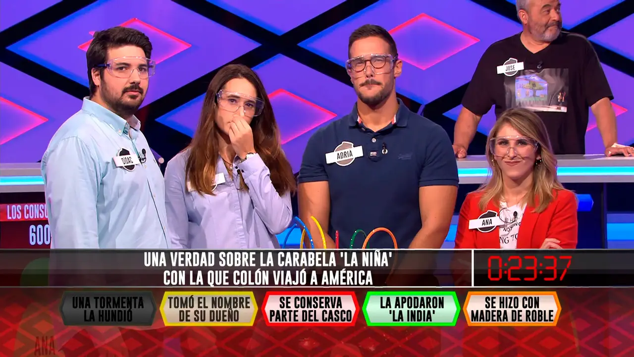'La Niña' elimina a uno de 'Los consultores' en '¡Boom!'