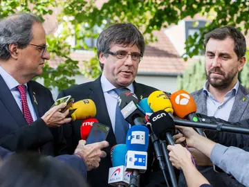 El expresidente catalán Carles Puigdemont El expresidente catalán Carles Puigdemont