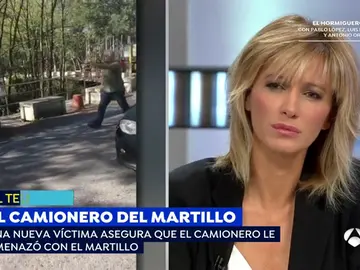 Nueva víctima del camionero que agredió a dos ciclistas con un martillo: "No denuncié porque no llegó a pegarme, pero ahora es posible que lo haga" Nueva víctima del camionero que agredió a dos ciclistas con un martillo: "No denuncié porque no llegó a pegarme, pero ahora es posible que lo haga"
