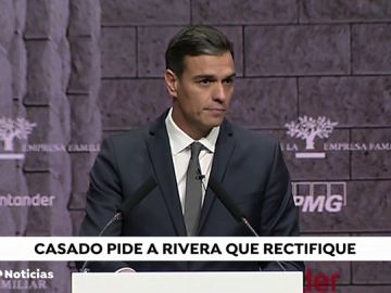 Casado pide a Ciudadanos que recule y no facilite a Sánchez "un mal presupuesto"