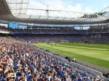 Vista del estadio de Anoeta