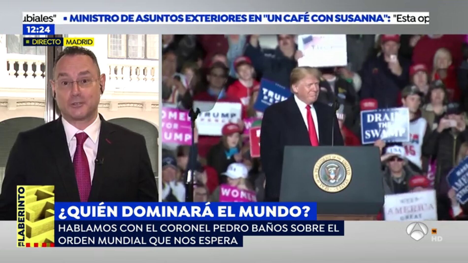 Pedro Ba&ntilde;os desvela qui&eacute;n dominar&aacute; el mundo en su nuevo libro 'El dominio mundial': "El enfrentamiento entre los l&iacute;deres actuales puede desembocar en una nueva guerra"