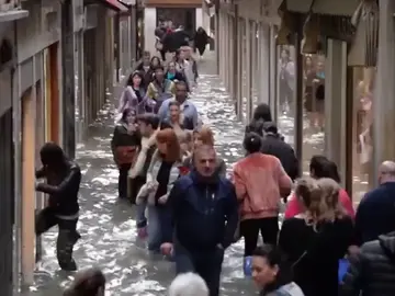 Venecia, inundada: las lluvias torrenciales dejan al menos 11 muertos en Italia Venecia, inundada: las lluvias torrenciales dejan al menos 11 muertos en Italia