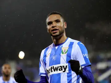 En-Nesyri celebra uno de sus goles con el Leganés En-Nesyri celebra uno de sus goles con el Leganés