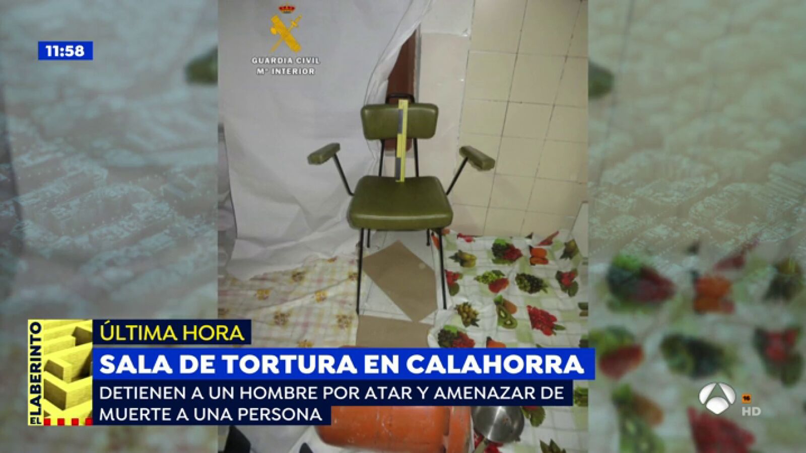 Las imágenes de la sala de torturas donde un hombre intentó desollar y desmembrar a una mujer en Calahorra