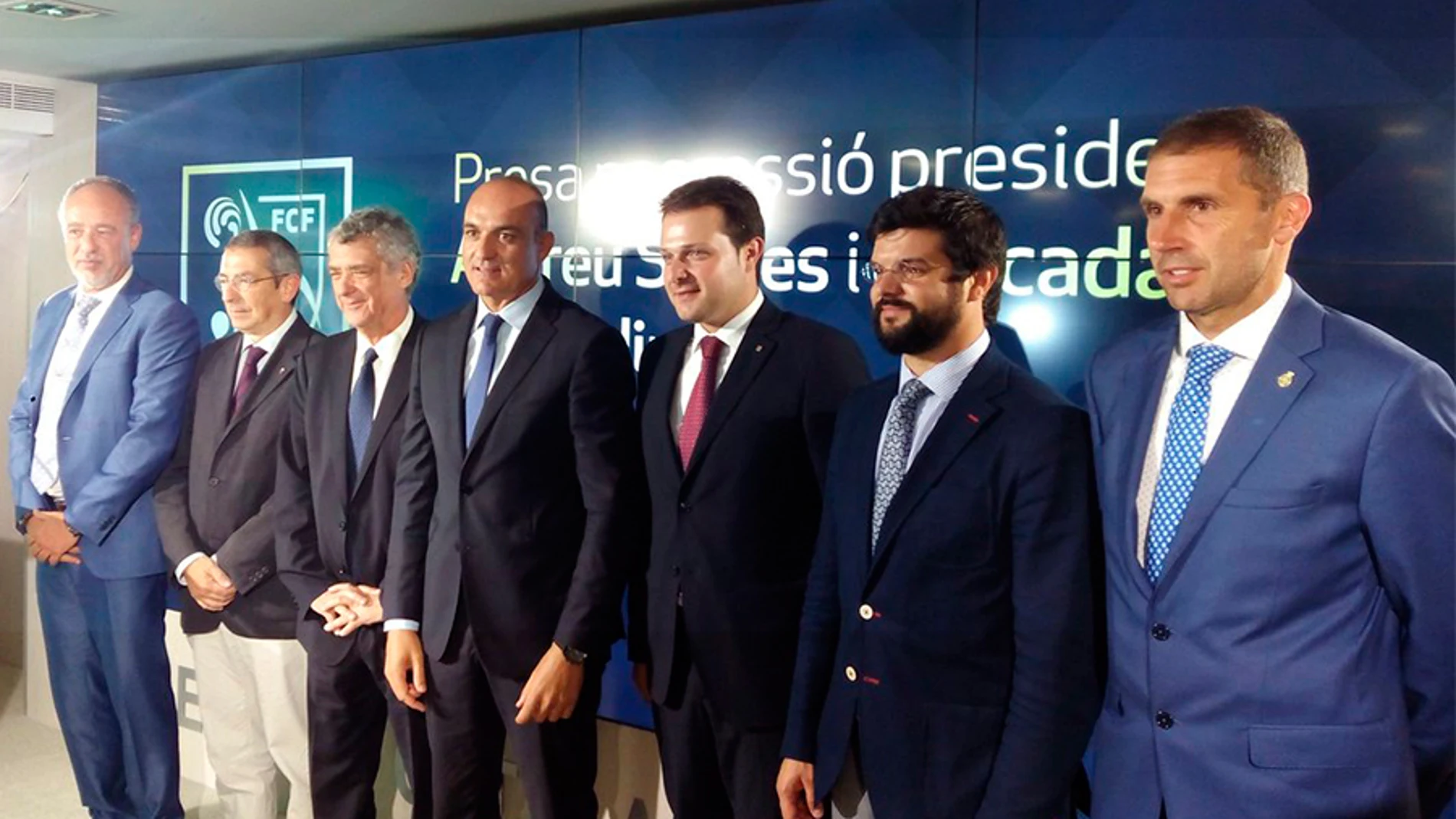 Andreu Subies, junto a Ángel María Villar Andreu Subies, junto a Ángel María Villar
