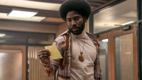John David Washington en 'Infiltrado en el KKKlan'