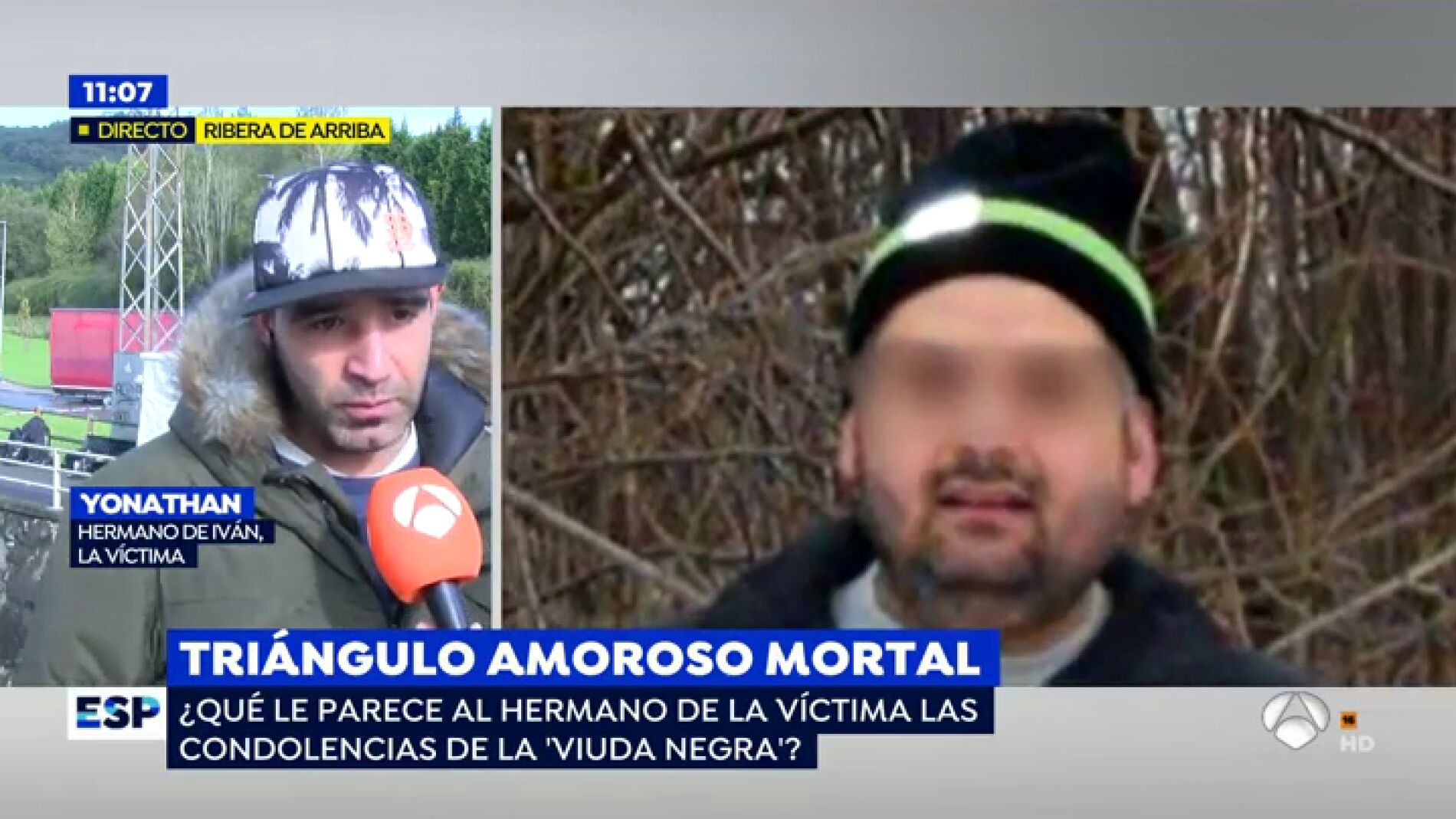 Jonathan, hermo de la v&iacute;ctima de crimen de Langreo.
