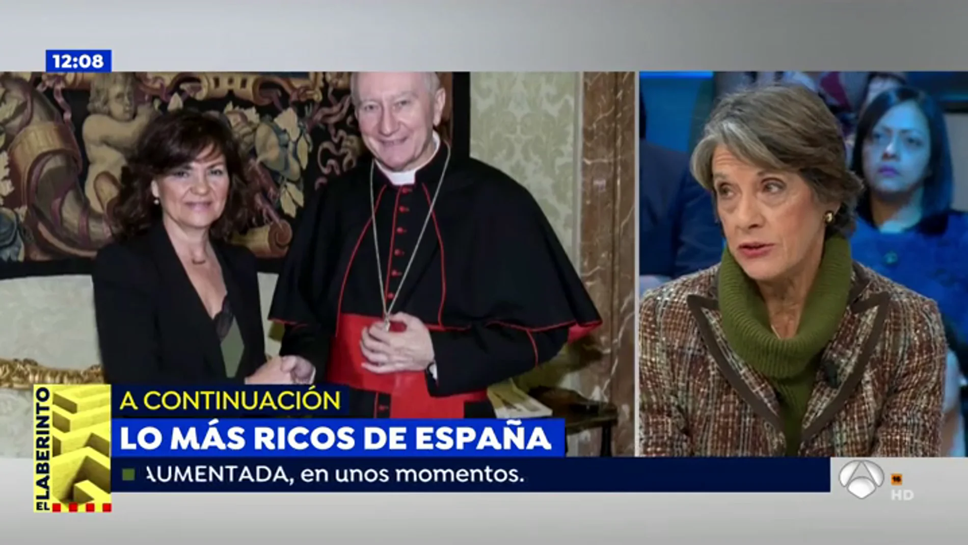 La mujer más franquista de España acusa a la vicepresidenta del Gobierno de no conocer la Ley de Memoria Histórica