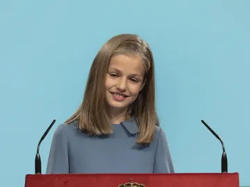 La princesa Leonor interviene por primera vez en un acto oficial La princesa Leonor interviene por primera vez en un acto oficial