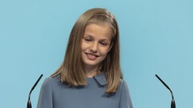Las primeras palabras públicas de la princesa Leonor en un acto oficial: 