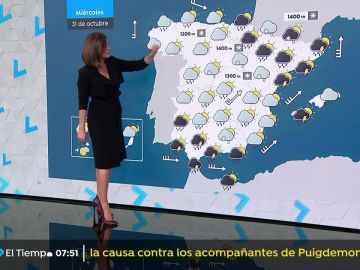 Se esperan lluvias y chubascos generalizados en el tercio nordeste peninsular, Baleares y Andalucía