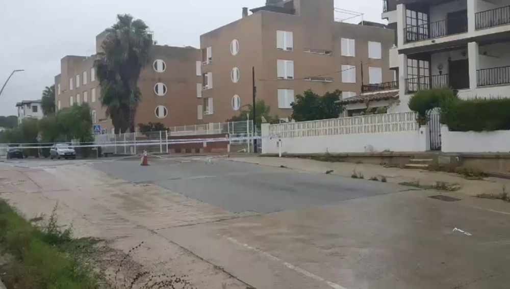 La localidad de Vendrell en Cataluña se ve fuertemente afectada por el temporal 