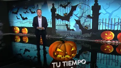 Halloween también llega al plató de 'Tu Tiempo' con Roberto Brasero Halloween también llega al plató de 'Tu Tiempo' con Roberto Brasero