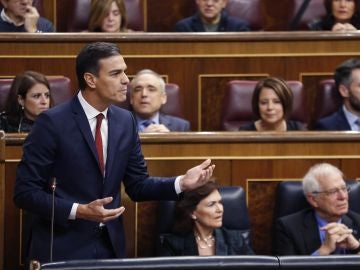 El presidente del Gobierno, Pedro Sánchez