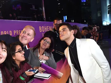 Rami Malek en la premiere de 'Bohemian Rapsody' Rami Malek en la premiere de 'Bohemian Rapsody'