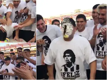 La fiesta del Dorados de Sinaloa para Maradona en su cumpleaños La fiesta del Dorados de Sinaloa para Maradona en su cumpleaños