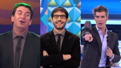 Triple liderazgo para 'La Ruleta de la Suerte', '¡Ahora Caigo!' y '¡Boom!', que registra máximo histórico, con el crossover de sus presentadores