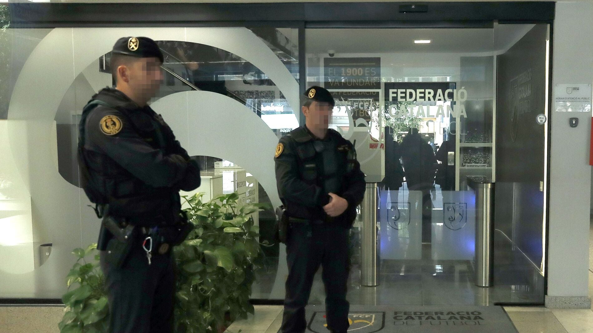 Registro policial en la Federaci&oacute;n Catalana