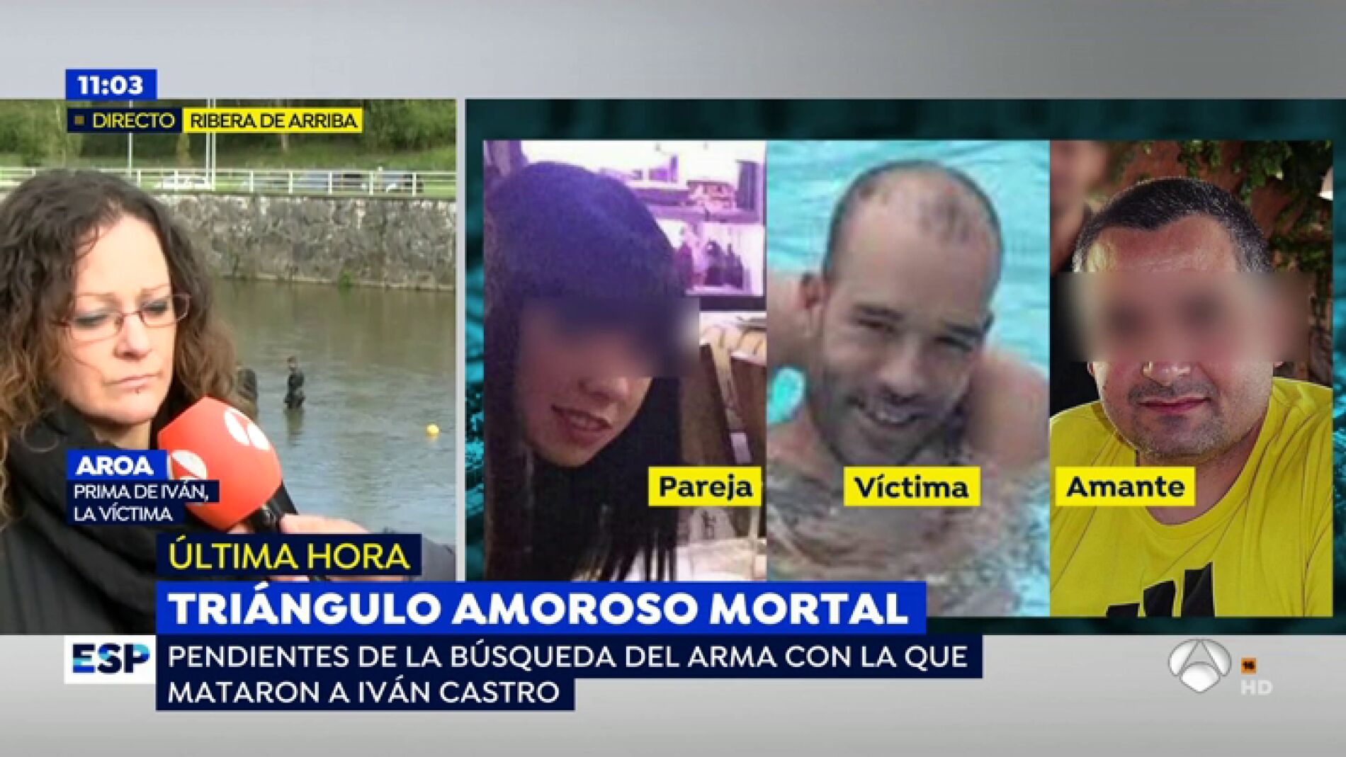 Aroa, familiar de Iv&aacute;n Castro, asesinado por el amante de su novia: "Iv&aacute;n no va a volver, lo &uacute;nico que nos queda es que se haga justicia"