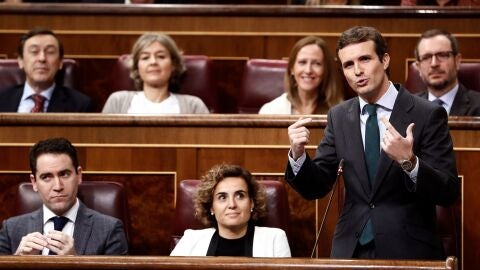 El presidente del Partido Popular, Pablo Casado