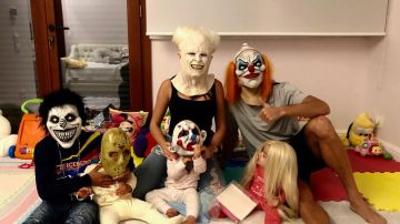 La familia de Cristiano Ronaldo celebra Halloween