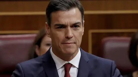 El presidente del Gobierno, Pedro Sánchez, durante la sesión de control El presidente del Gobierno, Pedro Sánchez, durante la sesión de control