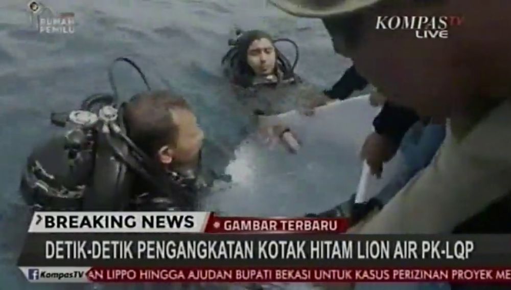 Indonesia confirma que han encontrado la caja negra del avión siniestrado de Lion Air