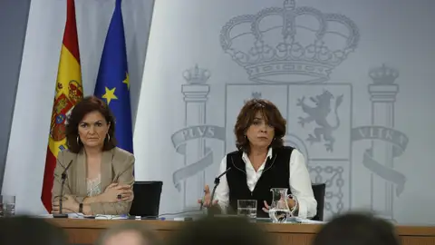 La vicepresidenta del Gobierno, Carmen Calvo La vicepresidenta del Gobierno, Carmen Calvo