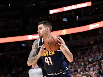 Juancho Hernangómez, durante un partido con los Nuggets Juancho Hernangómez, durante un partido con los Nuggets
