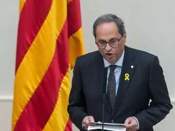 El presidente de la Generalitat, Quim Torra El presidente de la Generalitat, Quim Torra